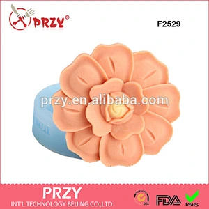 F2529 fondant mold flower shape silicone fondant mold