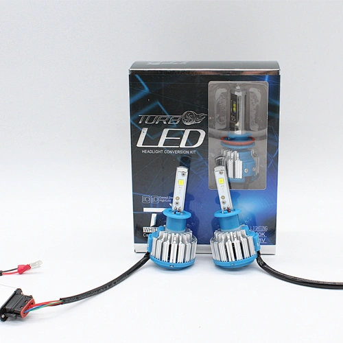 Auto Led Lighting T1 CANBUS LED HEADLIGHT H1 CarTurbo Led Lamp