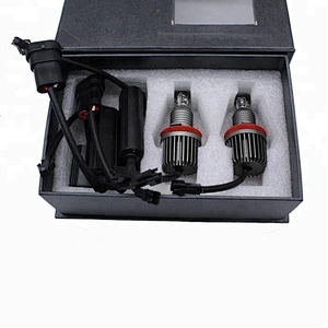 H8 E92 40W LED Marker Angel Eyes Blue Headlight