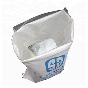 White color pp woven 25kg fertilizer packaging bag, organic plastic bag for fertilizer,25kg bag dimension