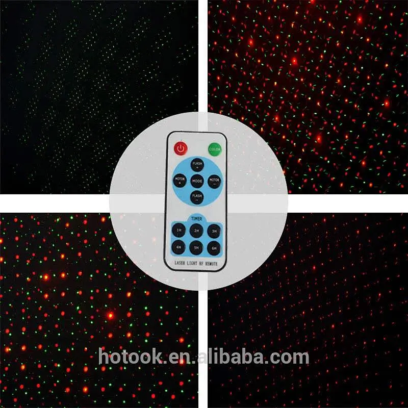 5W RGB LED Christmas Lights IP65 Landscape Lamp Remote Control Spotlight LED Laser Light Projector for Garden Outdoor Holiday
