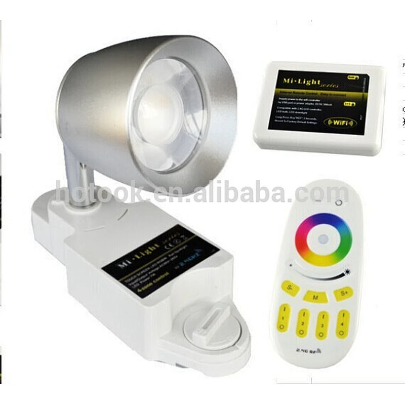 2.4G Milight Wifi Control or RF Remote Control 7W RGBW LED Track Light