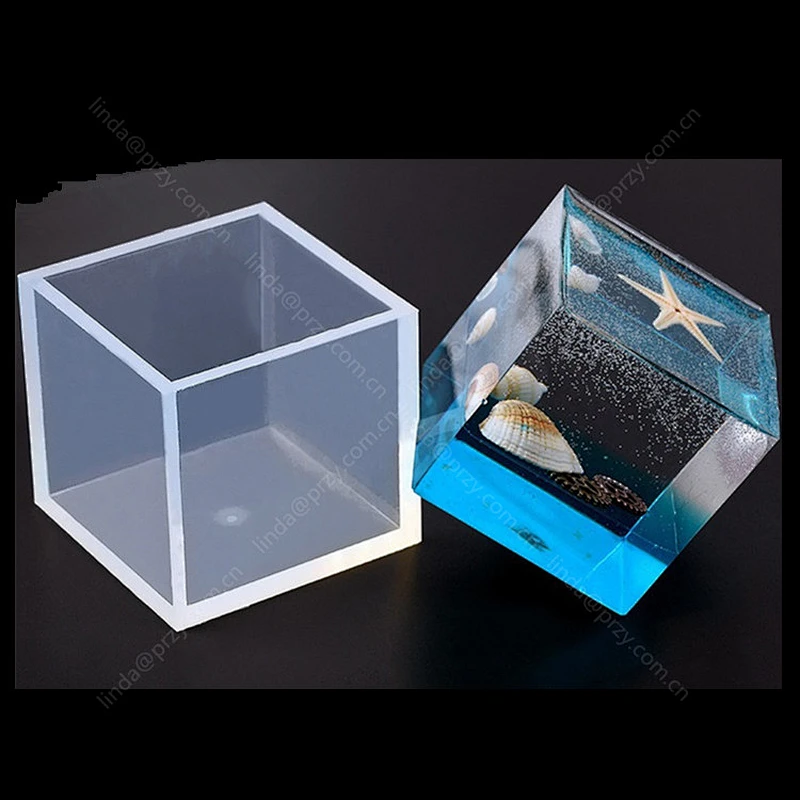 Mirror cube  decoration Epoxy molds DIY 2cm-6.5cm crystal dried flower epoxy jewelry Mold