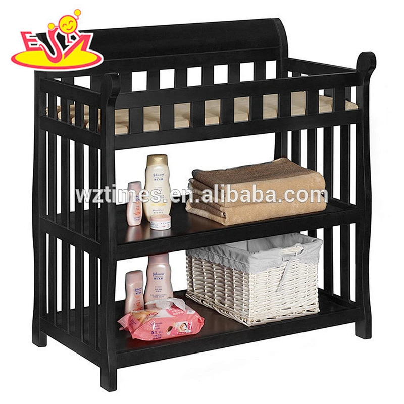 2018 Wholesale high quality wooden small changing table for baby W08C118C