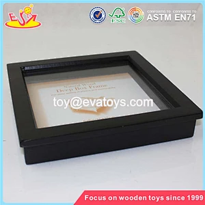Wholesale most popular high quality wooden black photo frame W09A017