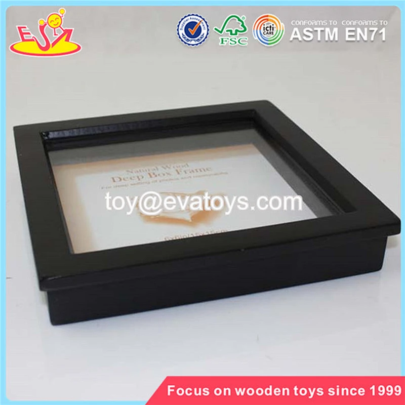 Wholesale most popular high quality wooden black photo frame W09A017