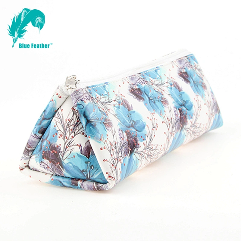 Cosmetic Bag Zipper Bag Digital Printing Pu Leather Toilet Bag