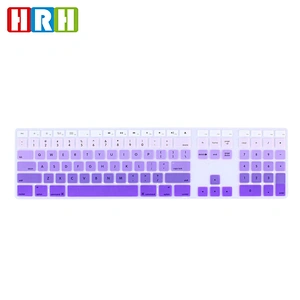 Rainbow and Gradient colored laptop keypad cover keyboard skin for keyboard for imac G6 PC Keyboard Numeric Keypad Wired USB