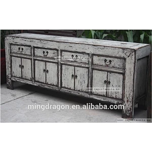 Chinese Antique Distressed TV Cabinet 12062703