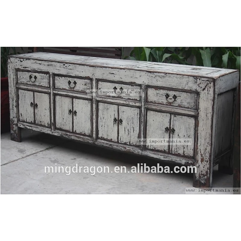 Chinese Antique Distressed TV Cabinet 12062703