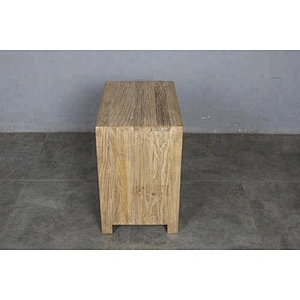 wholesale chinese antique rustic reclaimed elm wood nightstand asian furniture
