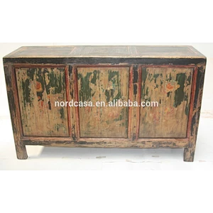 Chinese antique distressed buffet sideboard