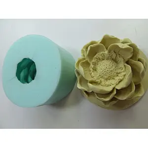 HC0022 3d Magnolia flower soap Mold handmade silicone candle mold przy