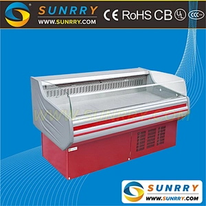Hot Sale Supermarket Commercial Fresh Meat Display Cabinet and Meat Refrigerated Showcase