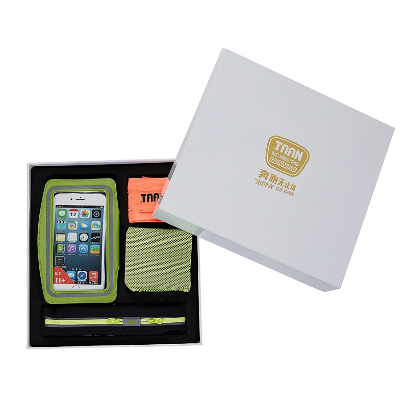 Factory Promotion in-stock Sports Gift Set Outdoor Travel Mountaineering Camp Sport Set Customized Logo Box Gift