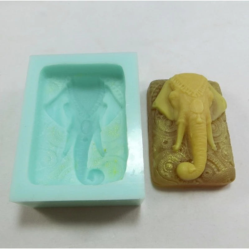 QT0030 elephant soap mold silicone molds PRZY