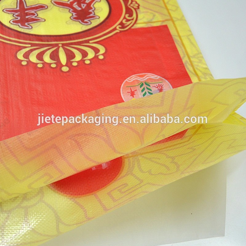 transparent plastic pp woven bags, sack for packing grain, corn, bean, rice 25kg