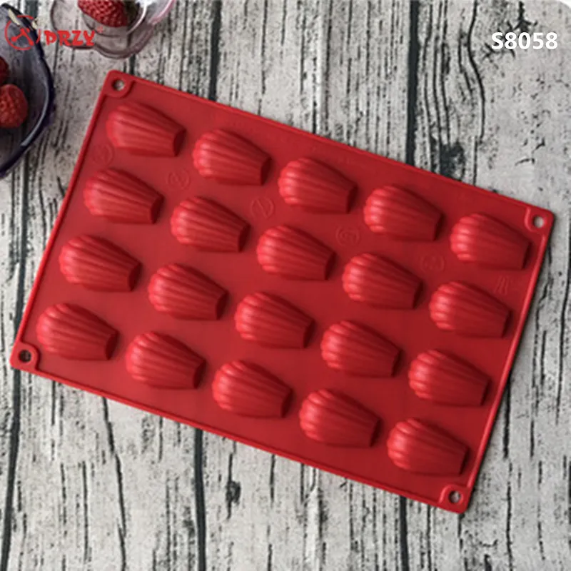 PRZY Seashell shape Fondant Silicone cake pan Molds silicone chocolate cake decoration Soap mold