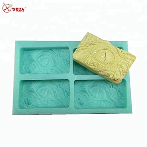 Dragon eyes 4 Cavities Soap molds Ice mould dragon pattern Cake baking mold silicone