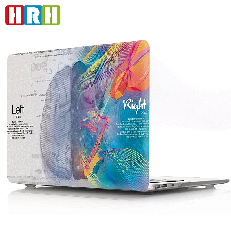 creative case brain support Custom custom diy case For macbook air 12 inch glitter cases