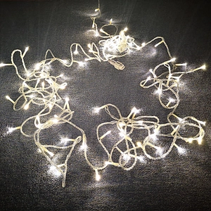 100Leds Christmas Decoration Warm White Flexible Fairy String Light Plug In With EU US Adapter