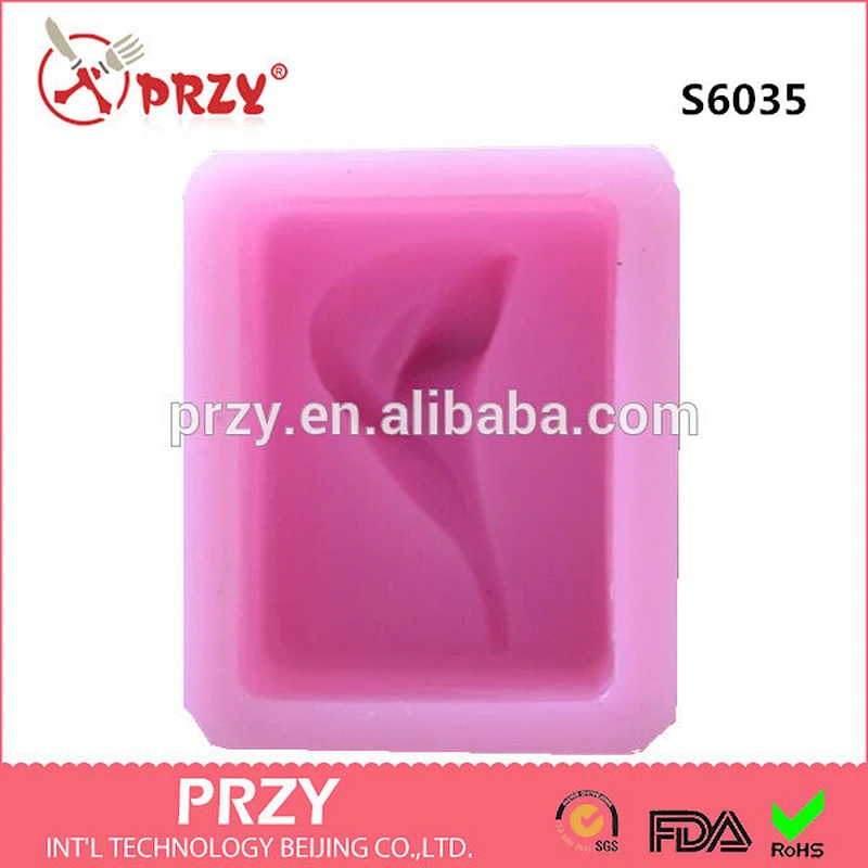 S6035 Plant series flower handmade soap molds decorative molds