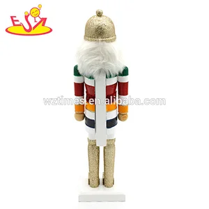 2018 Amazon top seller mini nutcracker soldier toys wooden wholesale nutcrackers for kids W02A291
