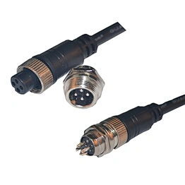 M12 connector 4pin waterproof connector cable connector