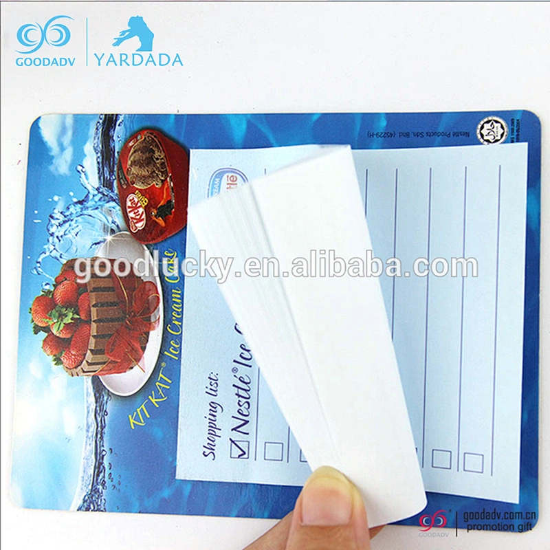 2018 mid-customized fashion gifts home decor cheap logo printed notepad sticky
