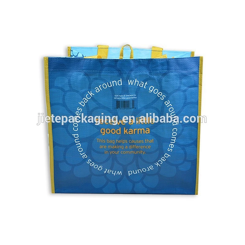 White recyclable polypropylene shopping bag 25kg 50kg pp lamination woven sack