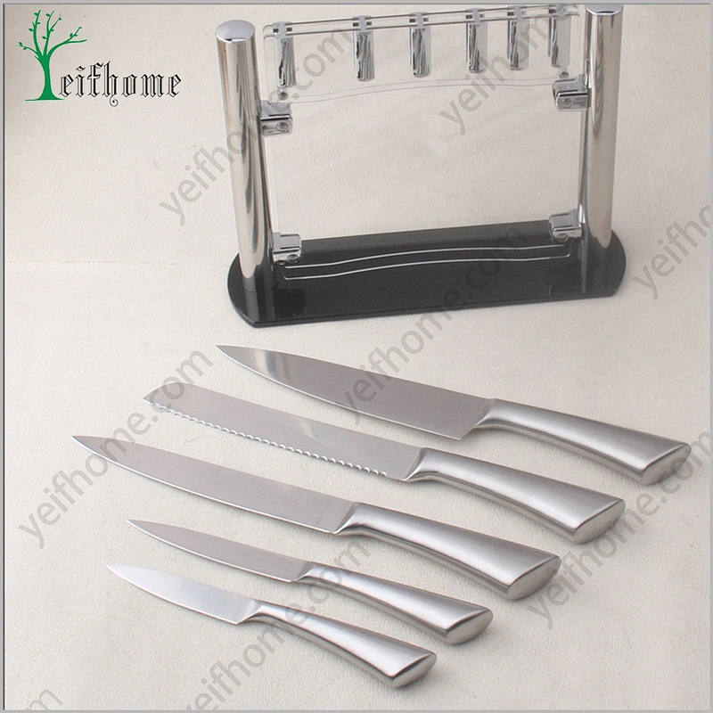 Professional 6pcs stainless steel kitchen equipment knife