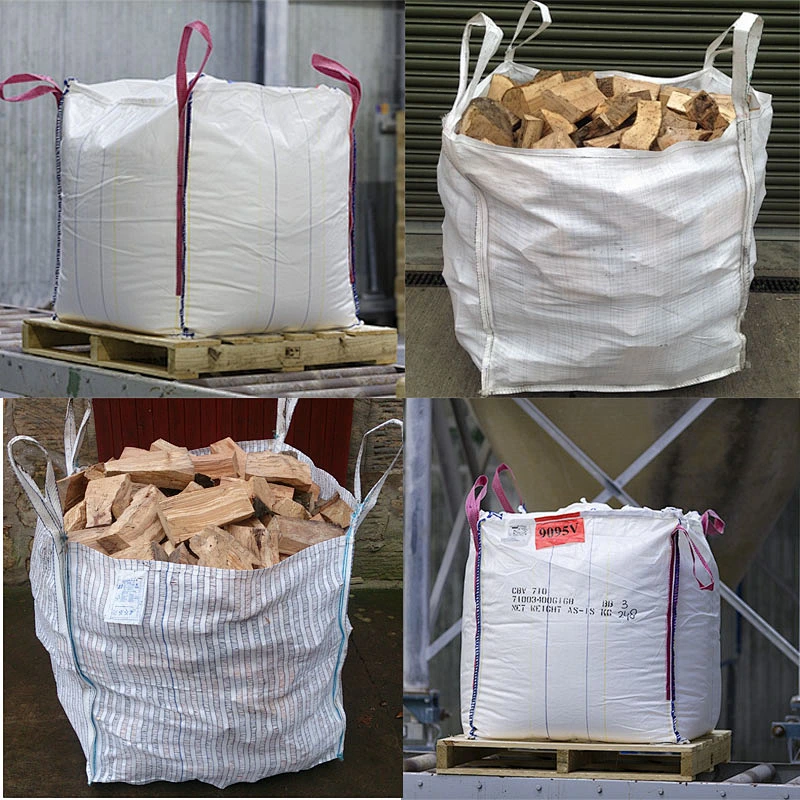 1000kg Large woven polypropylene bag jumbo bag New design 1 ton pp bag for firewood
