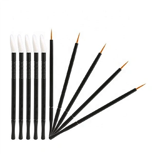 Wholesale One-off PBT Eyeliner Disposable Lip Brush Set Private Label