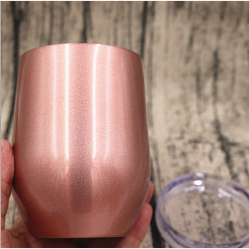 2019 Creative New Design Vacuum Cup 304 Stainless Steel Insulation Flask Customized Logo Egg Shape Double Wall Cup