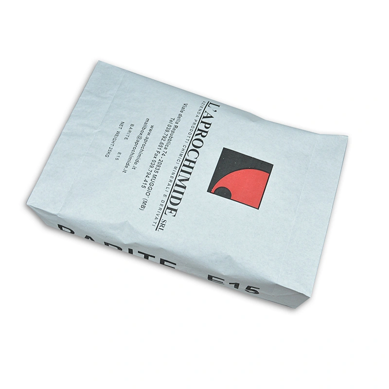 Cement industrial use kraft paper valve bag25kg wholesale