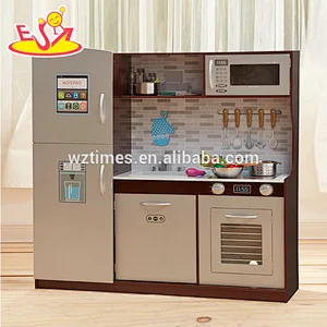 Nueva preescolar más caliente juego de simulación juego de cocina de madera juguetes para niños regalos W10C326