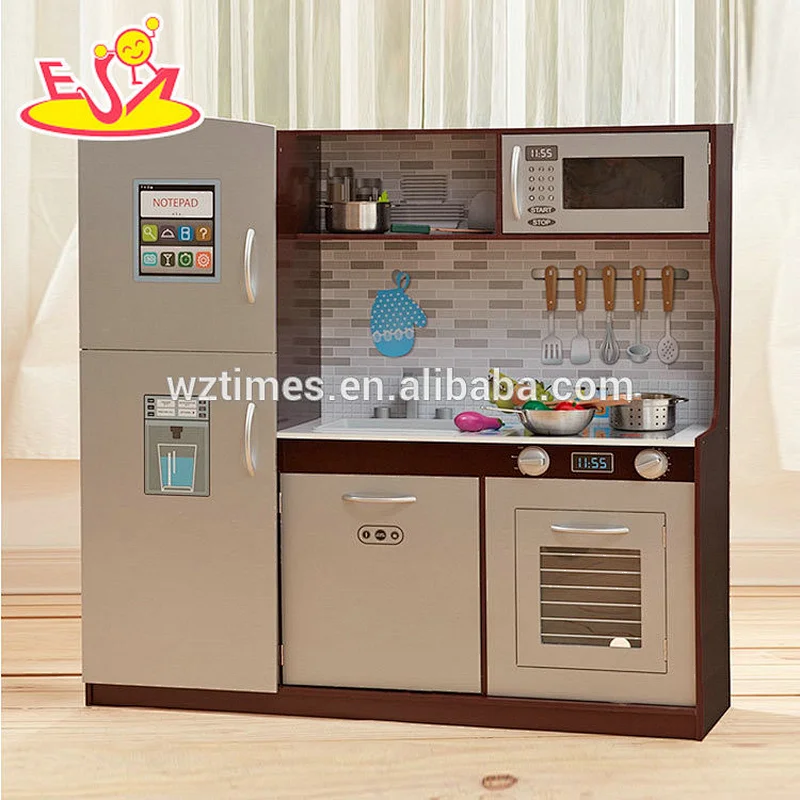 Nueva preescolar más caliente juego de simulación juego de cocina de madera juguetes para niños regalos W10C326