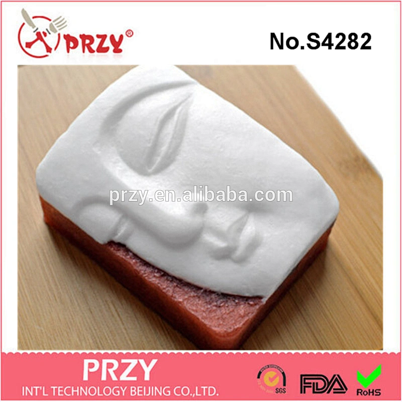 S4282 PRZY Buddha Soap - Buddha Face Soap - Body Bar and Hand Soap mold silicone rubber mold