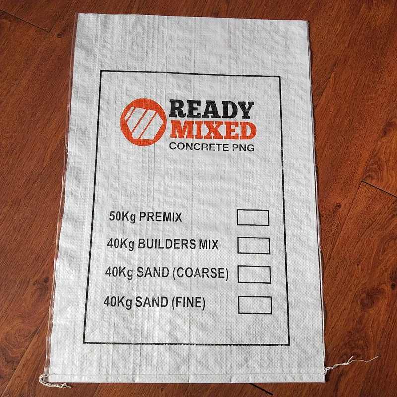 Wholesale white woven bag for sand ,cement, fertilizer packaging