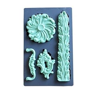 fondant tools cake decorating clay vintage art decor silicone molds