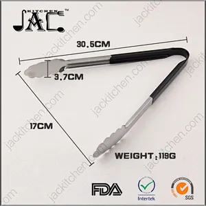 Safe Stainless Steel Pp Tongs For Ice