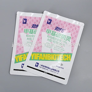 Custom order printed recloseable pe ziplock bag for packing tea, medicine