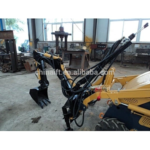 YF380 mini skid steer loader attachments backhoe bucket for sale