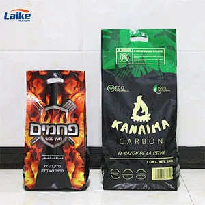 High quality pp woven charcoal bag 5kg 10kg 20kg charcoal packing bag bbq charcoal bags