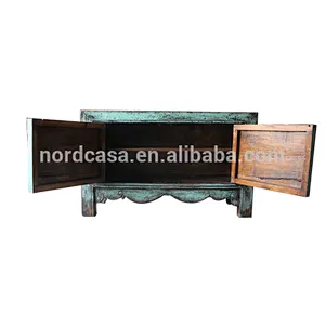 Chinese antique reproduction hand painted living room cabinet