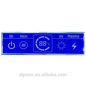 High quality 7 segment Custom OEM meter LCD display for water heater