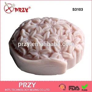 S3103 Blooming Flowers Silicone Soap Mold