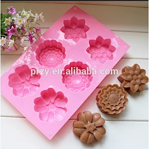 PRZY PR309 mulit shapes flower soap mold soap tray