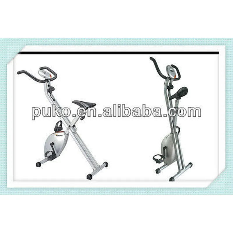 Indoor fitness equipment fashion magnetic folding exercise bike