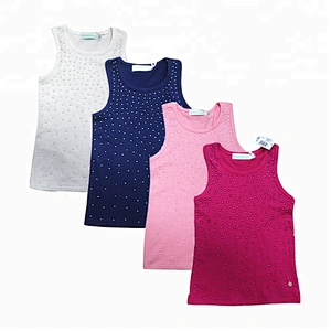 fashion Wholesale Custom Printed Lady Girl Vest Tank Top Party Clubwear Fashion Soft Sex Tank T-Shirt